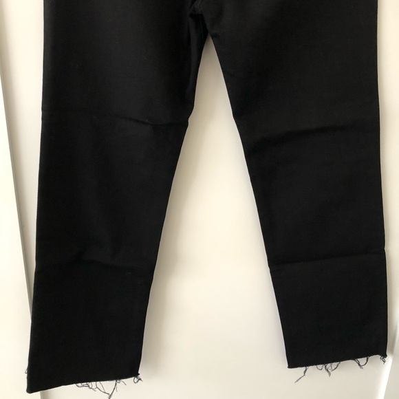 Rag & Bone Black Nina High-Rise Stove Pipe Straight Jeans 30 - Picture 12 of 13